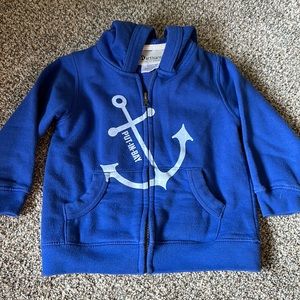 2 T blue Put In Bay zip hoodie
